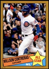 Willson Contreras 2020 Topps 1985 35th Anniversary All-Stars 5x7 Gold #85AS-16 /
