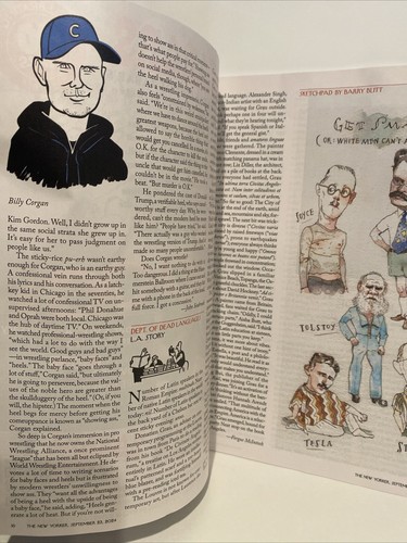THE NEW YORKER MAGAZINE , SEPTEMBER 2024 “SMOKE AND MIRRORS” CHRISTOPH NIEMANN - Bild 6 von 12