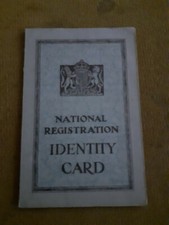 1943 WW2 Home Front National Registration Identity Card Norah Phillips Kelsale