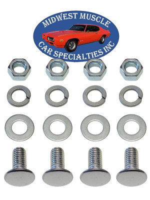 GM Camaro Firebird GTO 442 Chevelle Cutlass Skylark GSX 442 Bumper Bolts 4pc MG