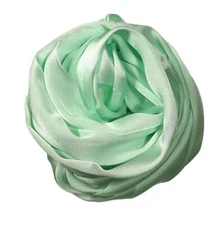 Silk Feel Long Satin Patterned & Solid Color Scarves for Women in Gift Box Mi...