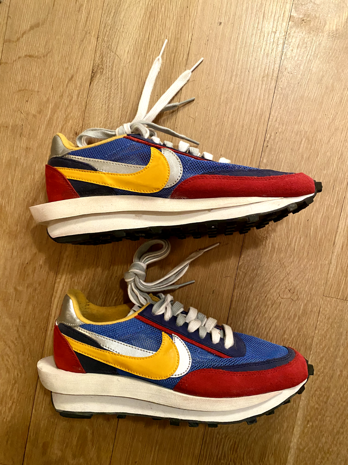 SP19 Sacai x Nike LDWaffle 'Varsity Blue' Taglia M 7 W 8 5