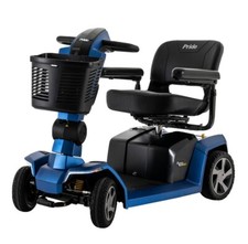 NEW Pride Mobility Scooter ZT10 Four Wheeled Ocean Blue