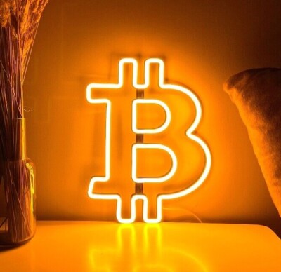 bitcoin art , bitcoin neon sign, trading wall decor, trader gift, crypto wall ar