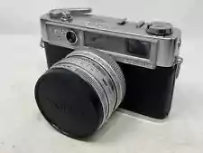 Yashica Lynx-14E 35mm Rangefinder Film Camera  45MM 1.4 Lens WORKING TESTED