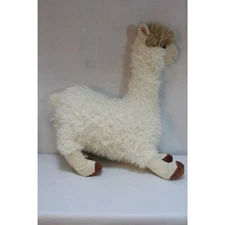 Hug Fun LARGE 31" Llama/Alpaca plush stuffed animal off-white cream