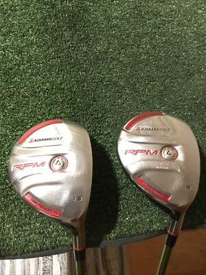 #ad Adams RPM Tour Prototype 13* and 16* Woods Set Stiff Aldila NV 75g Graphite $70.31