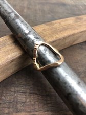 Brass Art Ring Handmade 5.5 Size