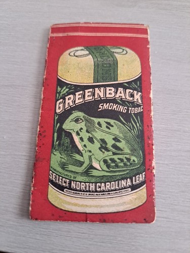 Historic Greenback Smoking Tobacco Papers. Circa 1880-1900 Aprox. 7 Papers Left