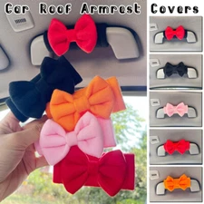 4pcs Car Interior Roof Handle Protector Covers Inner Door Armrest Pull Decor