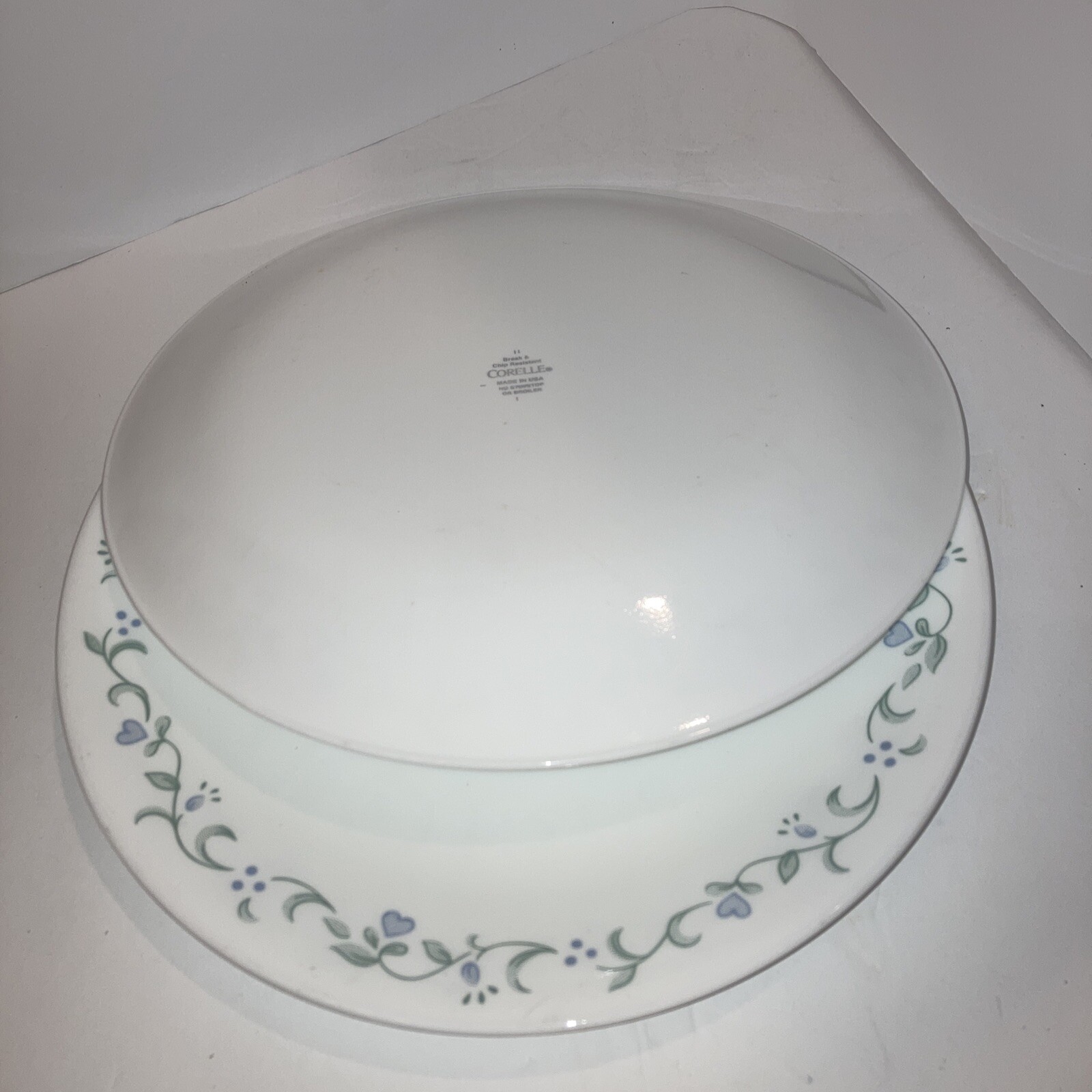 corrlle set Of 4 Country cottage heart dinner plates 10 1/2 inches eBay