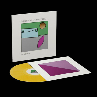 ROGER ENO AND BRIAN ENO - LUMINOUS, ORG 2020 EU YELLOW vinyl LP, NEW - SEALED!
