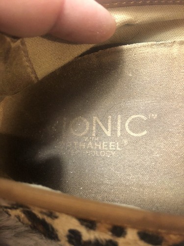Vionic Minna Cheetah Print Flats Womans Size 8 Calf Hair - Picture 6 of 11