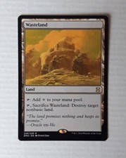 MAGIC THE GATHERING WASTELAND LANDA DESOLATA ETERNAL MASTERS MINT MTG ING