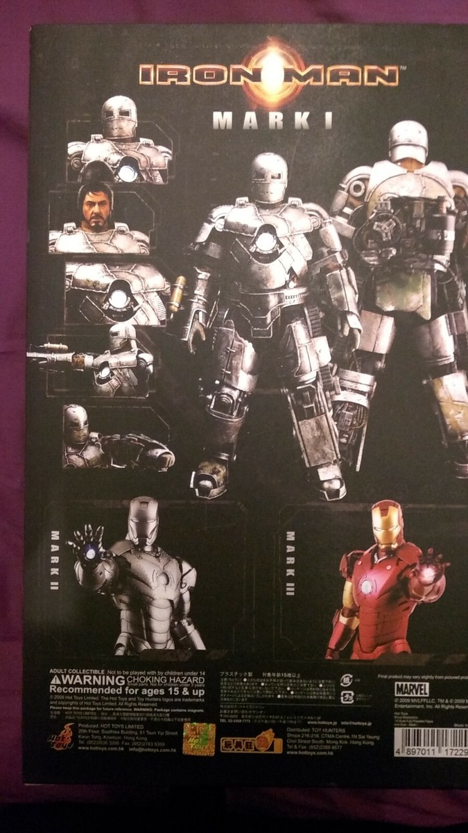 Hot Toys Iron Man Mark I 1 Version 1.0 MMS80 MMS M.M.S 80