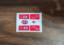 Aurora AFX G-Plus Richard Petty TV Guide Promo Reproduction Stickers