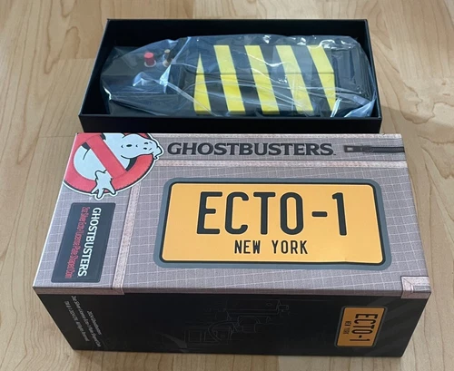 2024 Niue Ghostbusters ECTO-1 License Plate Shaped 2 oz Silver OGP LOW COA # 13