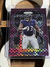 2021 Panini Prizm CALAIS CAMPBELL #284 Purple Power Prizm /49 Baltimore Ravens