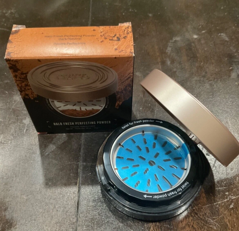 Halo Smashbox Hydrating Perfecting Powder Dark/Neutral 0.35 Oz /10 g New - Image 2 of 2