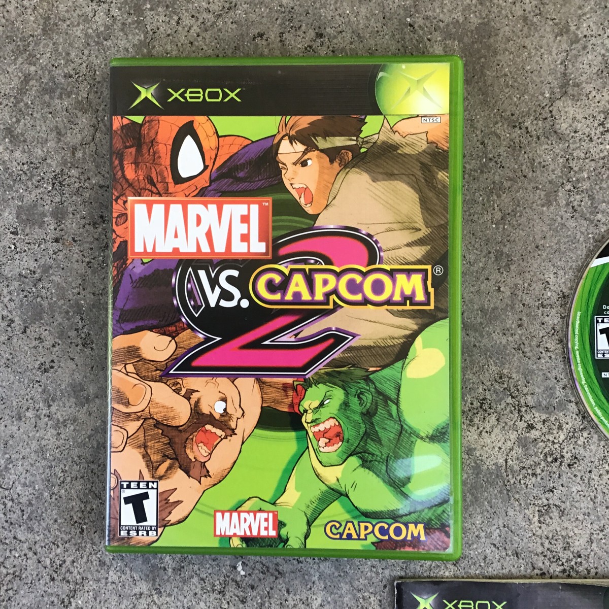 Marvel vs. Capcom 2 (Microsoft Xbox, 2003) CIB Complete