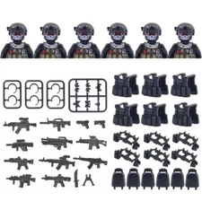 Custom Military Toy Figures and Accessories Set of 6 NEW RARE US SHIPPING