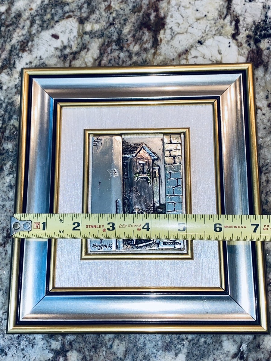 銀版画　イタリア製　　Silver art made in Italy 銀版画 イタリア製 Silver art made in Italy 銀版画 イタリア製