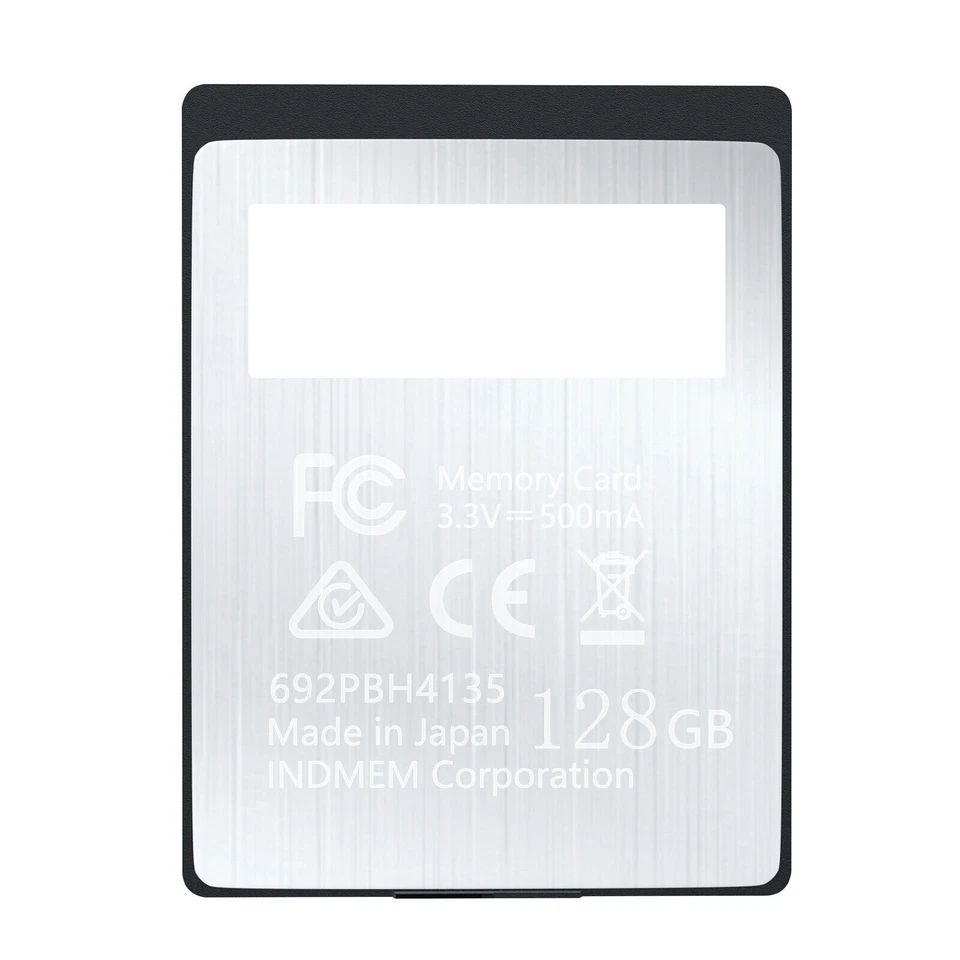 INDMEM 128GB XQD Memory Card 440MB/S USB 4K HD XAVC Intra High Speed Anti X-ray - Image 3 of 4