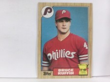 1987 Topps Bruce Ruffin All-Star Rookie RC Gold Cup #499