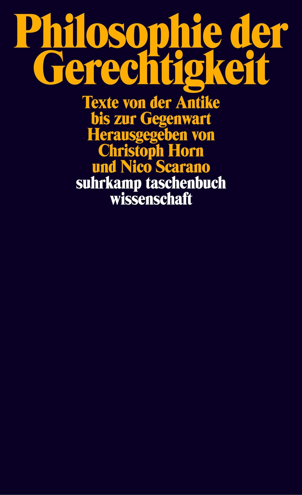 Thumbnail - Christoph Horn / Philosophie Der Gerechtigkeit / 9783518291634