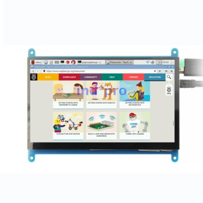 Brand New 7'' Readable HDMI IPS TN LCD Display Module For Raspberry Pi 4 3B+ 4B