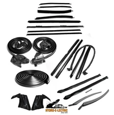 NEW 1971-1973 Pontiac Grandville Convertible 22 Piece Weatherstrip Kit