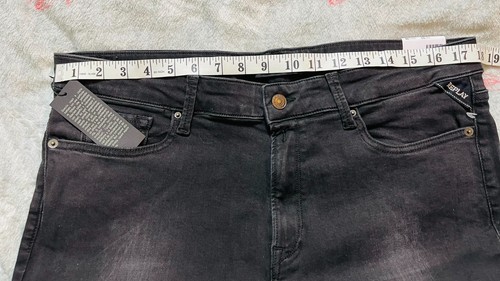 BNWT REPLAY Luzien Women's Skinny Jean (Label W33 L30) W34 L30 zip fly (#C944) - Picture 7 of 10