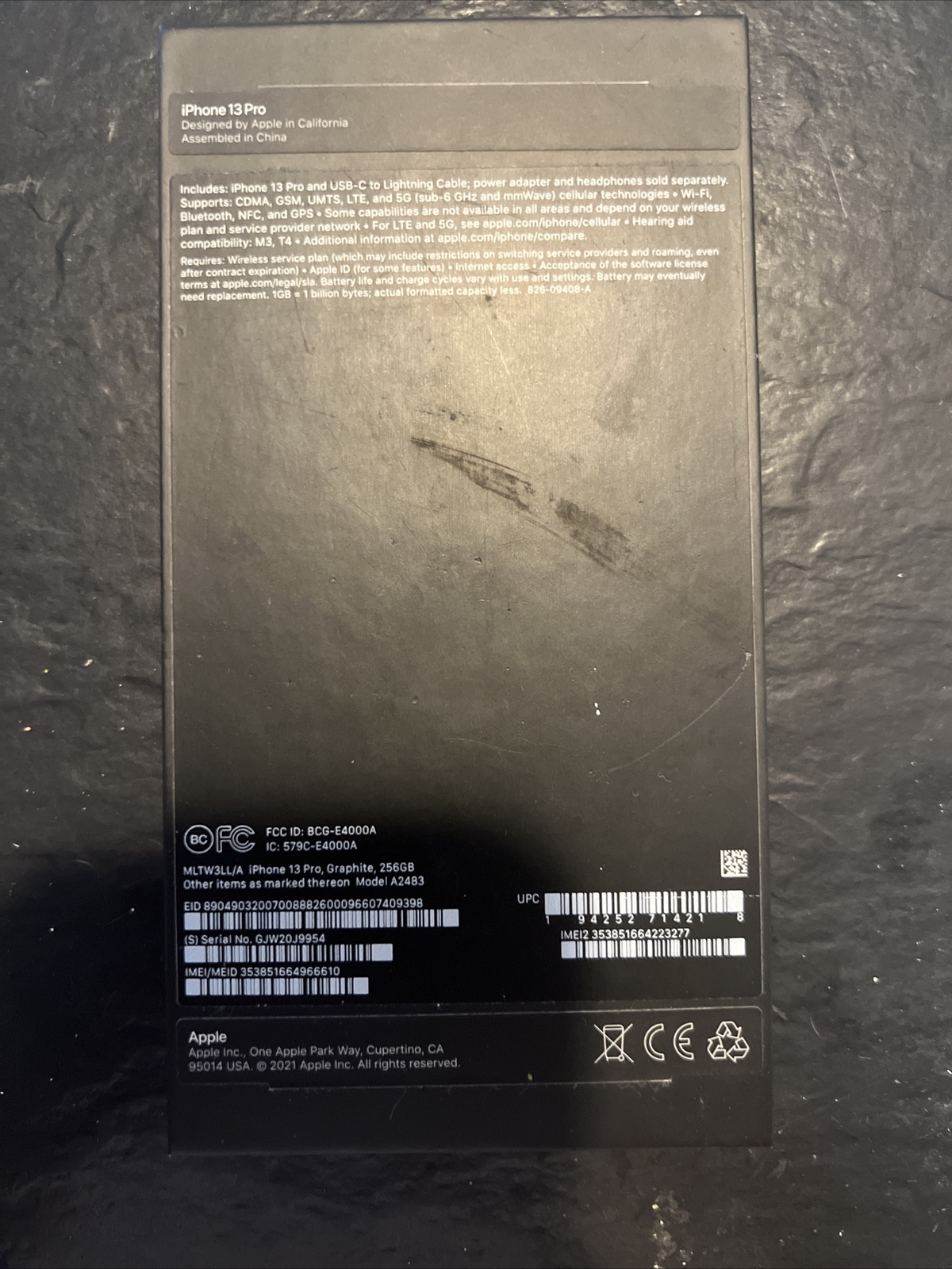 OEM Empty Box for 13 PRO, Iphone Box eBay