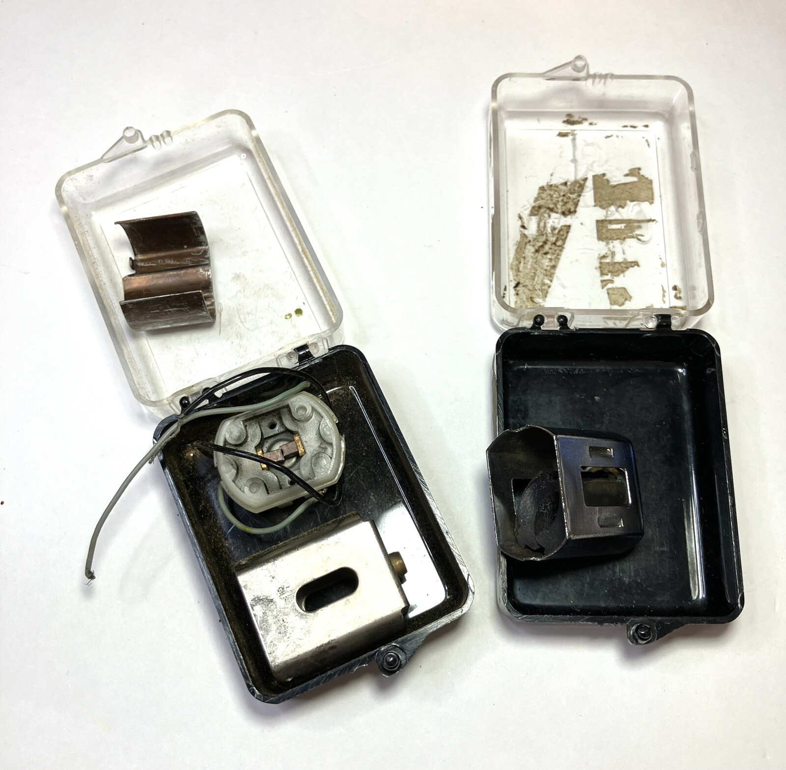 Vintage Slot Car Parts And Motor Parts 36D End Bell And 16D Cans Magnets Shims.