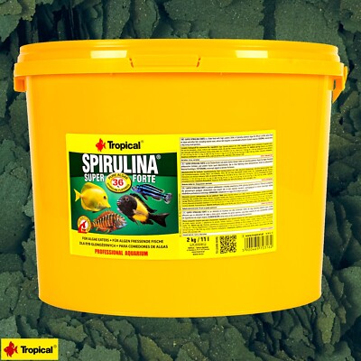 Tropical Super Spirulina Forte 36% Flakes 11L