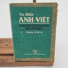 Old Tu dien Anh-Viet English-Vietnamese Dictionary 19,500 Nha Xuat Book Vintage