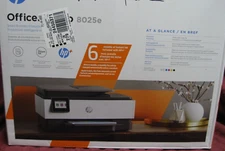 HP OfficeJet Pro 8025e Wireless All-In-One Inkjet Printer Gray New Open Box