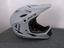 7Protection M1 Full Face Downhill MTB Cycling Helmet L Grey