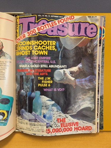 Treasure Magazine 1983 Complete 12 Issues & Binder! Metal Detecting Hunting RARE - Picture 12 of 17