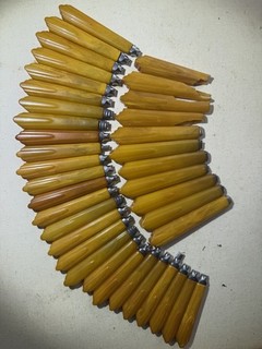 Vintage Bakelite Flatware Handles Set Off 37 Pieces