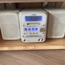 Victor UX-QX1 Mini Component System CD Cassette MD Audio 2008