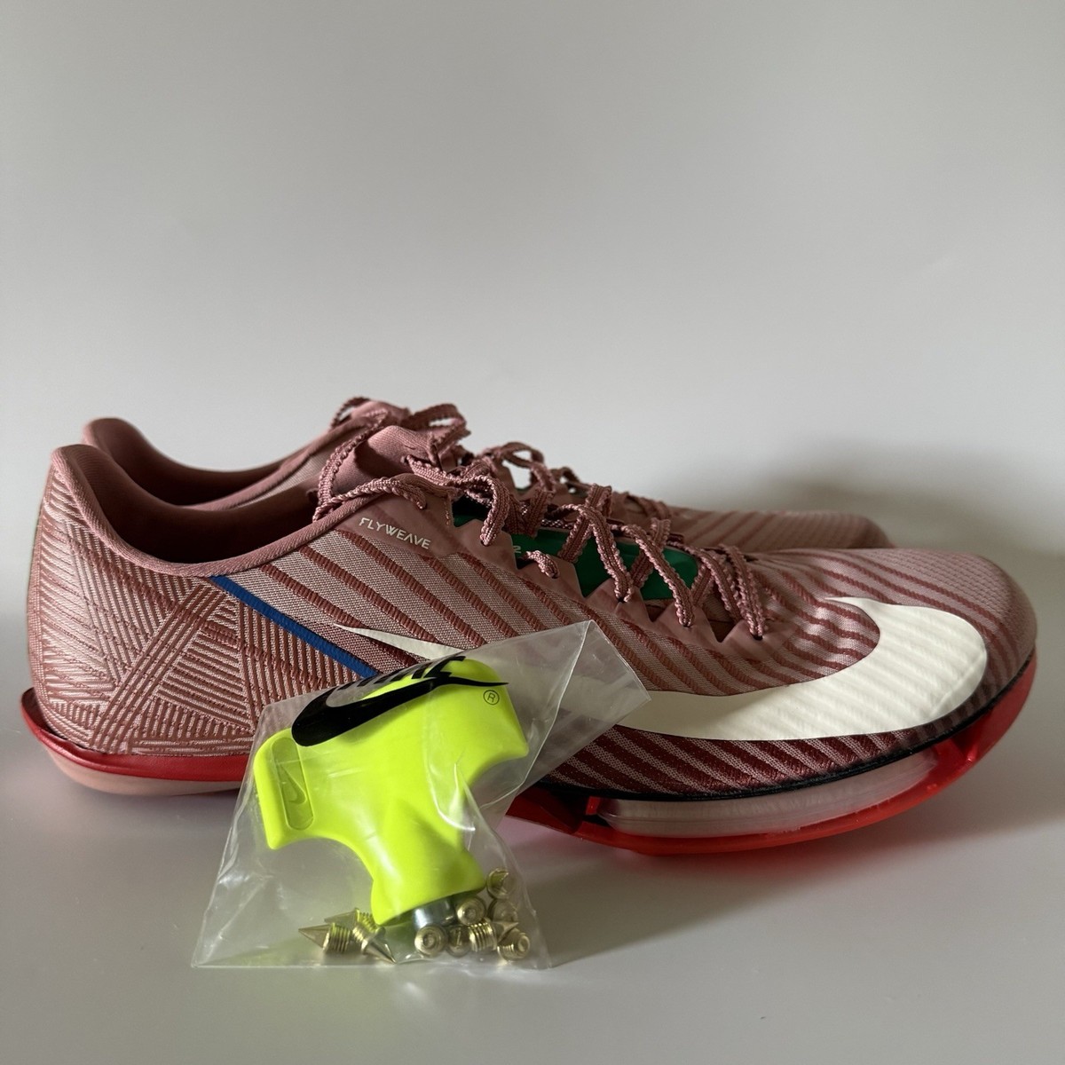 Nike Mens 11 Maxfly 2 Track & Field Sprinting Spikes Red