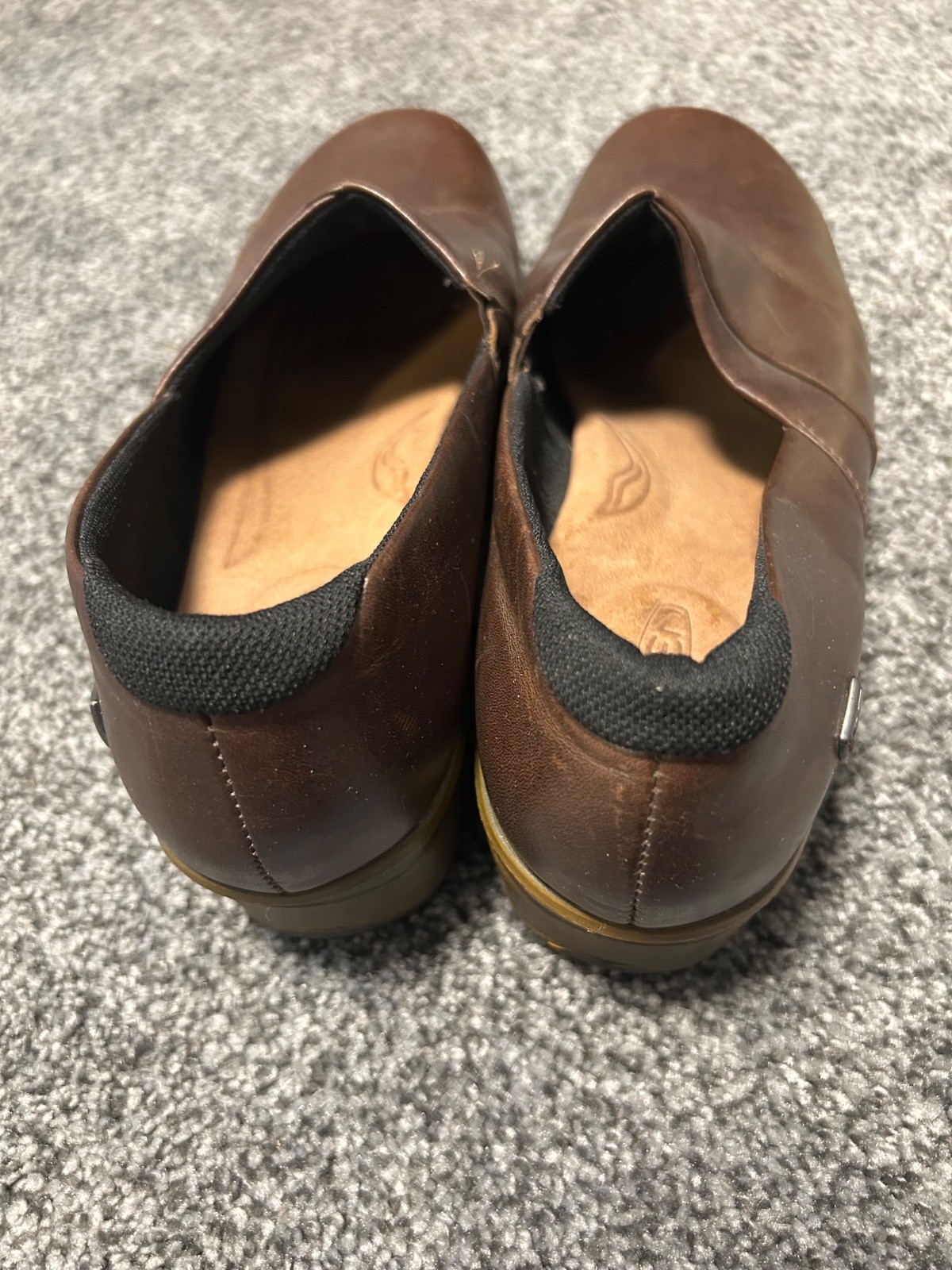 Scarpe Keen slip on donna taglia 8 scarpe decolte con tacco in pelle marrone