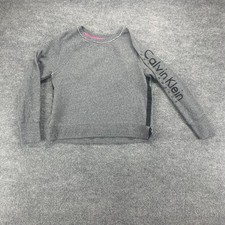 Calvin Klein Sweatshirt Womens Medium M Gray Pullover Performance Sports Active