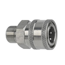 3/8 Quick Connect Coupler Stainless Steel 304 MNPT for Pressure Washer 25 PACK