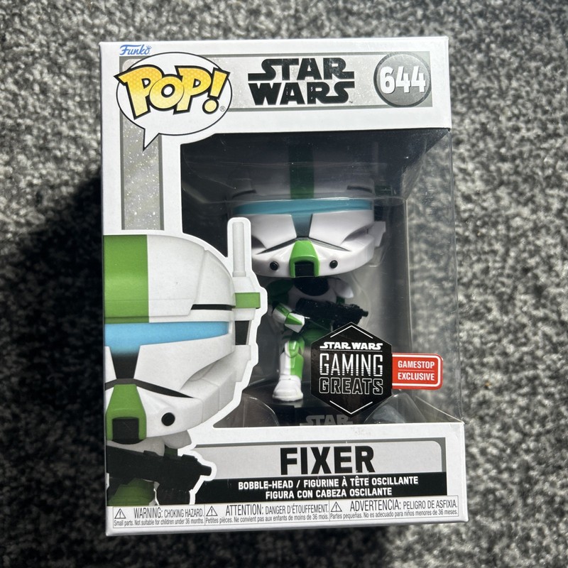 Funko Pop Fixer #644 Star Wars Gaming Great Gamestop Exclusive