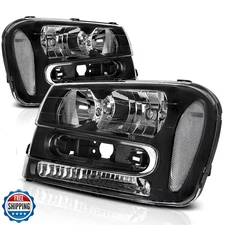 AUTOSAVER88 Headlight Assembly Compatible with 2002-2009 Trailblazer Replacem