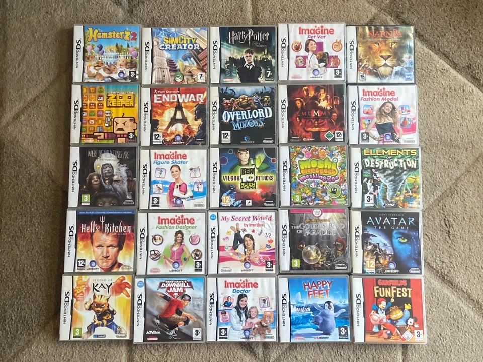 Lot of 25 Nintendo DS Action & Adventure Simulation Video Games + Manuals Bundle - Image 2 of 4