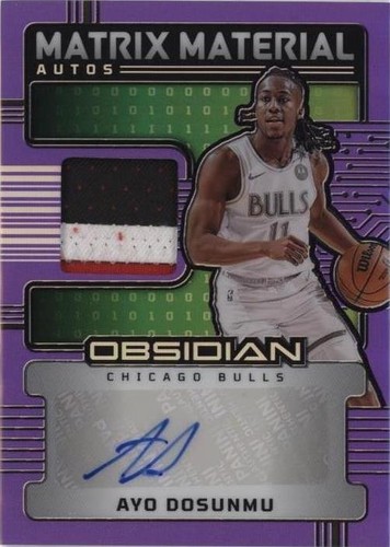 Ayo Dosunmu RC auto /25シリ Ayo Dosunmu RC *9/25* Auto 2024-25 Topps Chrome Sapphire Orange