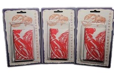 Nantucket Disposable Lobster Seafood Bibs Set of 3 Pks 12 Bibs Total New